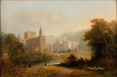 Brinkburn Grange and the Ruins of Brinkburn Priory by John Wilson Carmichael